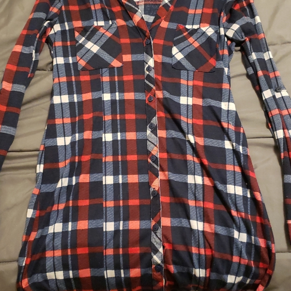 Plaid button ups